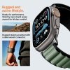 Spigen WBF1 Pasek tkaninowy / opaska materiałowa Apple Watch Ultra 49 mm | Series 11/10 46 mm | 9/8/7/SE 45/44 mm – Czarno-zielony